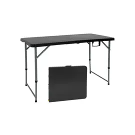 Mesa Picnic Plegable 1,20 Mts Negra