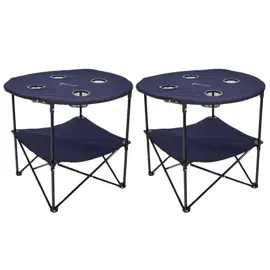 Kit X2 Mesas Plegables De Camping P...
