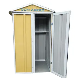 Armario Deposito Galpon De Jardin 1X1x2 Arena + Esta...