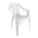 SILLA PLASTICA PASADENA GARDEN LIFE BLANCA