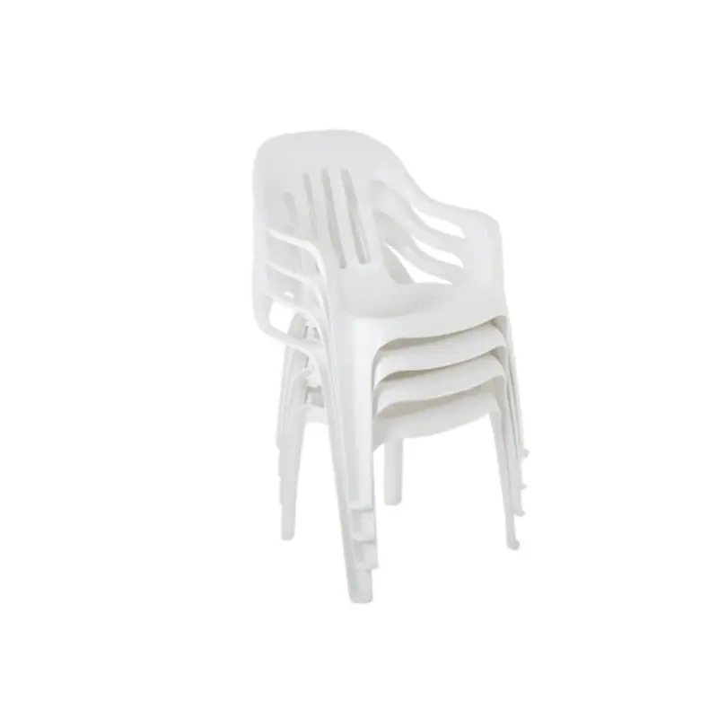 SILLA PLASTICA PASADENA GARDEN LIFE BLANCA