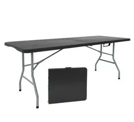 Mesa Picnic Plegable 1.50 Mts Negro
