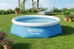 Pileta Inflable Fast Set - 2.44m x 0.66m, 1880 Litros, Válvula de Drenaje