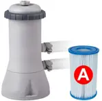 Pileta Inflable Redonda 18826/5 - 4,57x1,22 m 14141 L Lona Con Bomba y Escalera