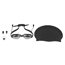 Set De Natacion  4 Piezas Color Neg...