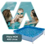 Pileta Estructural Rectangular Infantil Mor Capacidad 400Lts