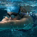 Antiparras inteligentes Holoswim SollaWave con auriculares