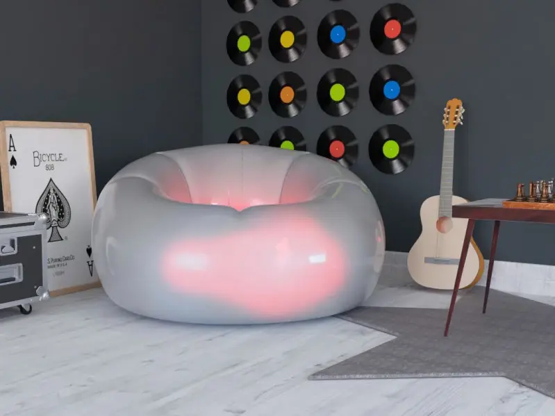 PUFF INFLABLE WHITE LIGHT KSI106L Kaboo | Megatone