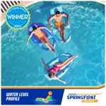 Tumbona de piscina SwimWays Spring Float Premium, reclinable para adultos