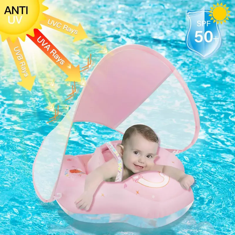 Flotador para Bebé Loowarts con Dosel Infantil Piscina
