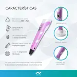 Lápiz Lapicera De Impresión 3d Nictom Rosa Con L3d + Filamento Regalo