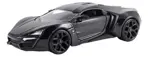 Vehículo De Coleccion Lykan Hypersport Jada Big Time Muscle Negro