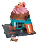 Hot Wheels City Pista De Juguete Heladería Multicolor