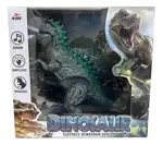 Dinosaurio Rex 20cm Con Luz Y Sonido Dino Verde