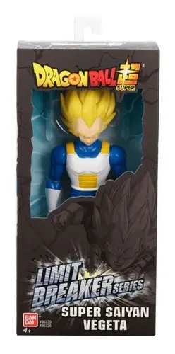 Figura Super Saiyan Vegeta Dragon Ball Battle Damage 30cm
