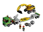 Excavadora de transporte LEGO City 4203 de juguete con accesorios