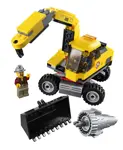 Excavadora de transporte LEGO City 4203 de juguete con accesorios
