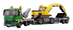 Excavadora de transporte LEGO City 4203 de juguete con accesorios