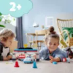 Juguete de construcción LEGO DUPLO Town Race Cars 10947 para niños de 2 años o más