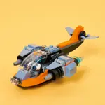 Cyber Drone Space 31111 de juguete LEGO Creator 3 en 1 para niños mayores de 6 años