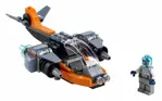 Cyber Drone Space 31111 de juguete LEGO Creator 3 en 1 para niños mayores de 6 años