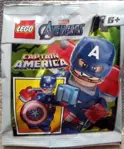 Figura LEGO Superheroes Captain America con Jetpack y accesorios