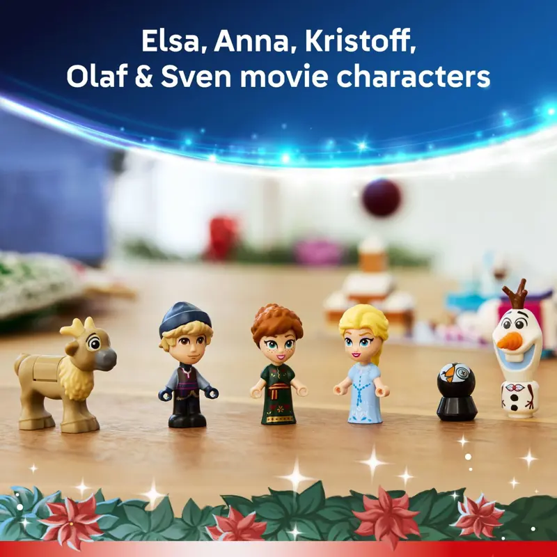 Calendario de Adviento LEGO Disney Frozen 2025 para Niños 5+ con Ana y Elsa