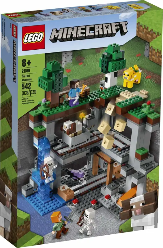 Juguete LEGO Minecraft La primera aventura 21169 542 piezas