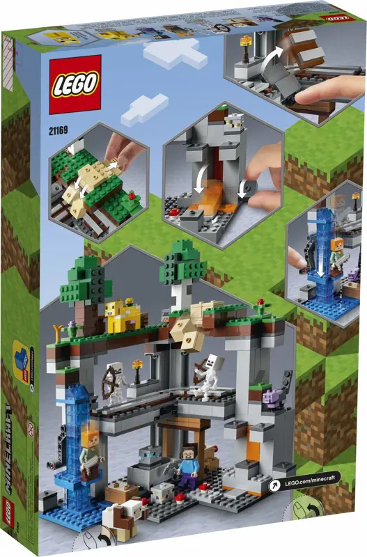 Juguete LEGO Minecraft La primera aventura 21169 542 piezas