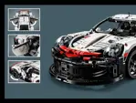 Juguete de construcción LEGO Technic Porsche 911 RSR 42096 1580 piezas