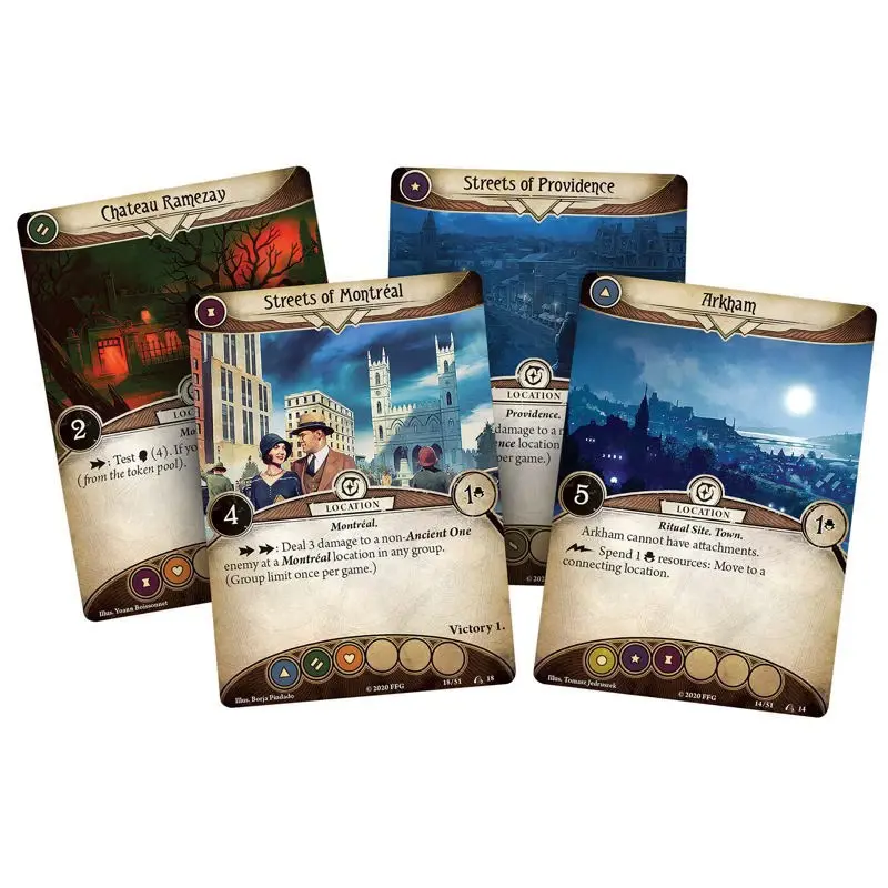 Paquete de escenarios Fantasy Flight Games Arkham Horror LCG War of