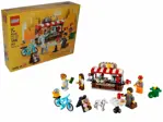 Juguete LEGO Bean There, Donut That 40358 con carrito de comida y perro