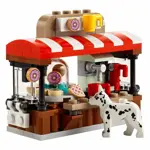 Juguete LEGO Bean There, Donut That 40358 con carrito de comida y perro