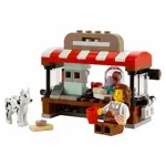 Juguete LEGO Bean There, Donut That 40358 con carrito de comida y perro