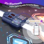 Alfombra de baile ANNKIE para niños de 3 a 12 años con 12 botones iluminados