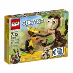 Juguete LEGO Creator 31019 Forest Animals con mono, tucán y ardilla