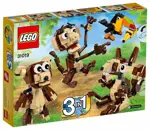 Juguete LEGO Creator 31019 Forest Animals con mono, tucán y ardilla