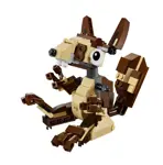 Juguete LEGO Creator 31019 Forest Animals con mono, tucán y ardilla