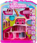 Set de juego Barbie Mini BarbieLand DreamHouse con 3 vehículos y 4 