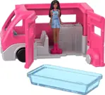 Set de juego Barbie Mini BarbieLand DreamHouse con 3 vehículos y 4 