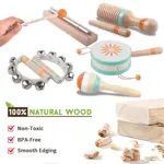 Set de instrumentos musicales Aliex Montessori para niños de 1 a 3 años