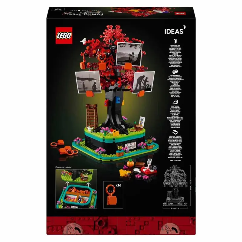 Juguete de Construcción LEGO Ideas 21346 Árbol Familiar con 1040 Piezas