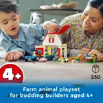 Set de juguetes de construcción LEGO City Barn & Farm Animals 60346 Kids 4+