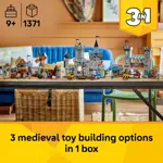 Juguete de construcción LEGO Creator 3 en 1 Medieval Horse Knight Castle 31168