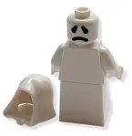LEGO Minifig Ghost con capucha blanca de Haunted House