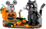 Juguete LEGO Halloween Cat and Mouse 40570 para niños mayores de 9 años