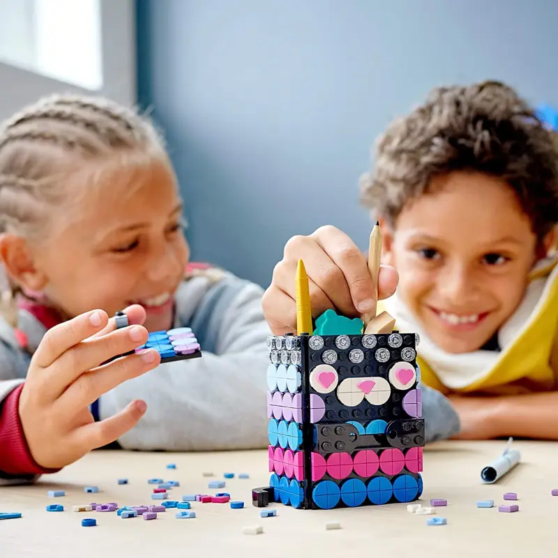 Kit de decoración artesanal para manualidades LEGO DOTS, soporte secreto 41924