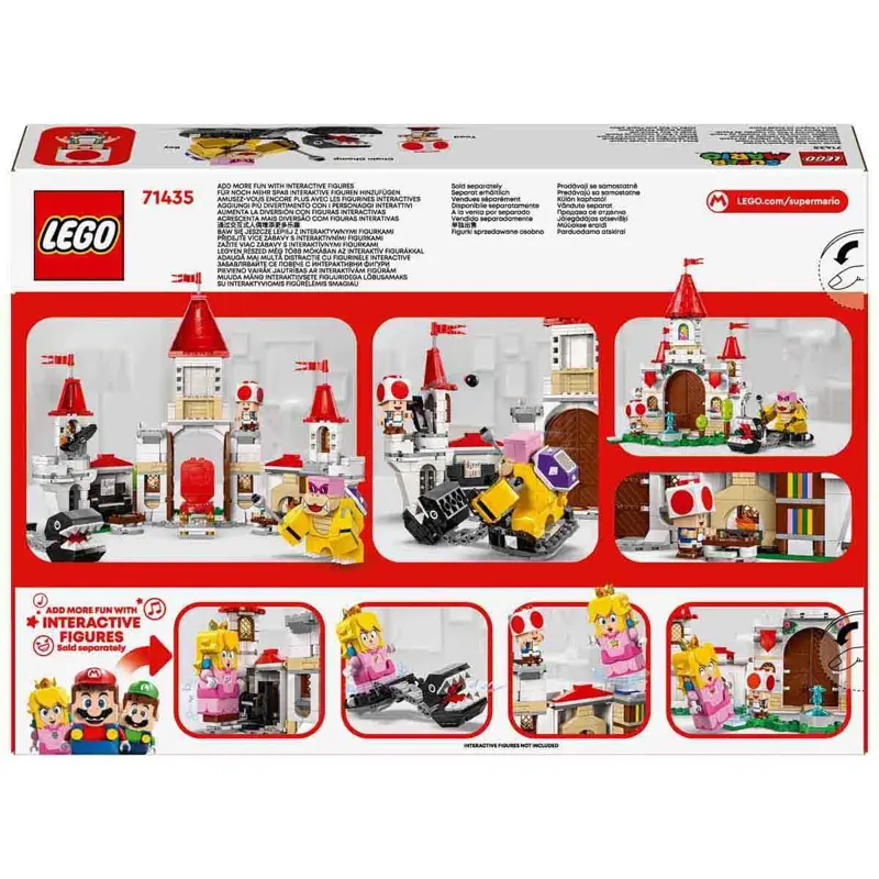 LEGO 71435 Set de Juego Castillo de la Princesa Peach Super Mario 738 piezas