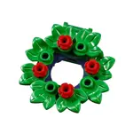 Corona navideña LEGO 2019 como accesorio para adorno de árbol