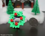 Corona navideña LEGO 2019 como accesorio para adorno de árbol